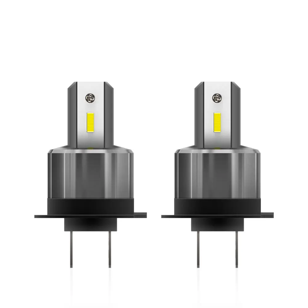 

2pcs Auto Car CSP LED Headlight Conversion Kit High/Low Beam Bulbs 6000K H7 7200LM Car LED Light DC 9V-32V Pure White For Focus