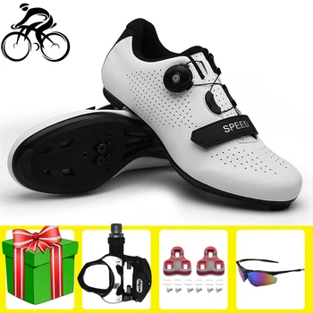 

Self-Locking road cycling shoes sapatilha ciclismo gray Men sneakers Women original Bicycle athletic bike sports shoes