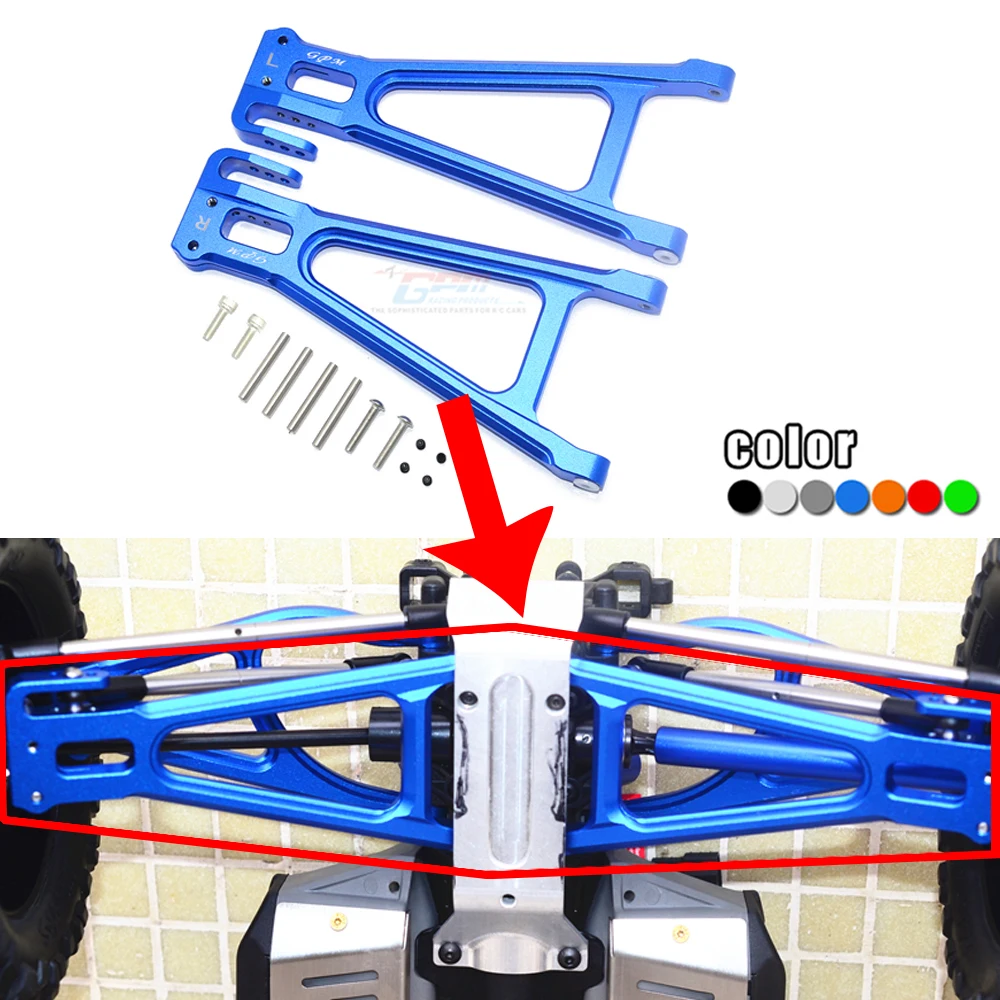 

GPM metal Aluminum alloy Rear lower A arm Rear lower swing arm 8633+8634 for 1/10 E-REVO 2.0 86086-4 Monster Truck