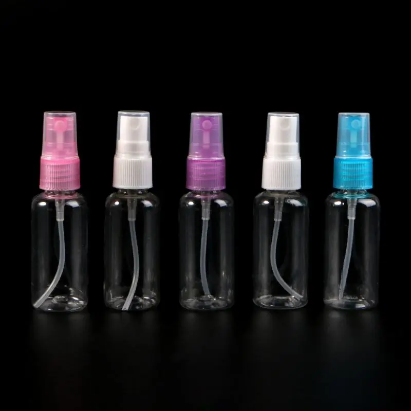 

30ml 5Pcs Clear Transparent Plastic Perfume Atomizer Empty Small Spray Bottle GXMC