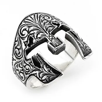 

Mina Silver 925 Sterling Silver Mask Model Without Stone Men 'S Ring