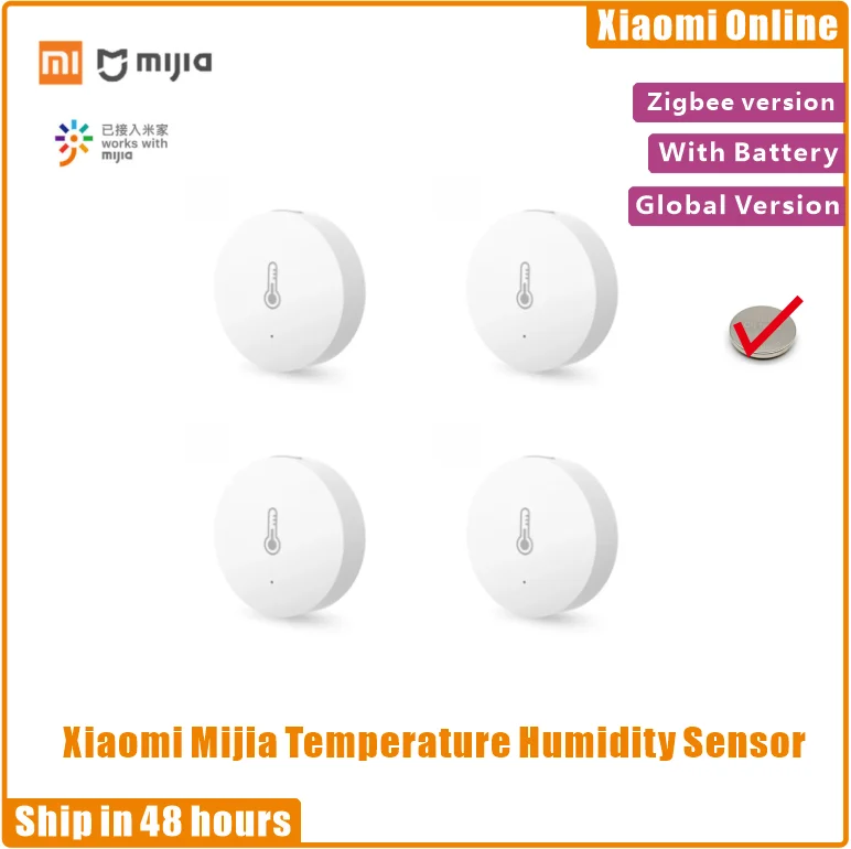 Global Version Xiaomi Mijia Temperature Humidity Sensor Mihome Gateway Thermometer Hygrometer Measurer Support Mi Homes App | Электроника