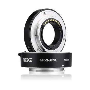 

FE-Mount 10mm 16mm Adapter E-Mount Metal MK-S-AF3A Macro Auto Lens Extension Tube Mirrorless Camera Ring for Sony A6000 A7