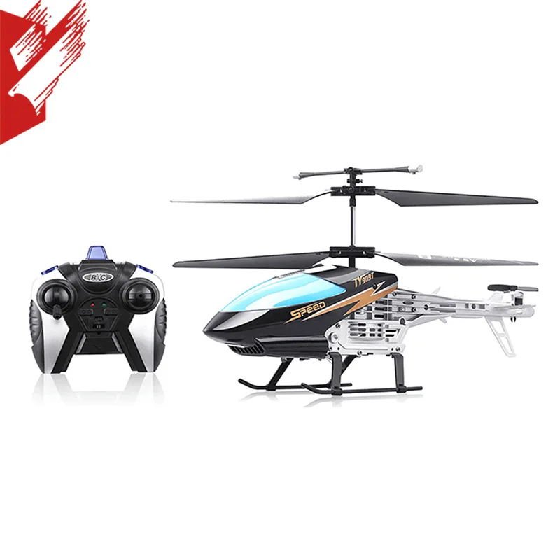 

Ty909t 2-Channel Remote Control Helicopter Alloy Drop-resistant Aircraft Model Children Remote Control Toy Plane