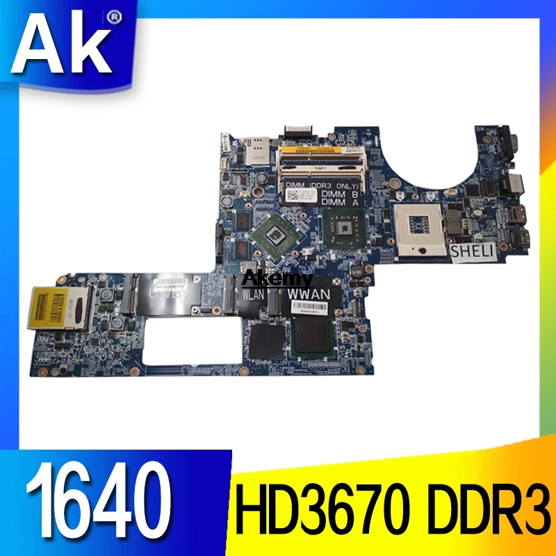 Laptop Moederbord Voor Dell Studio Xps 1640 PP35L DA0RM2MBAH0 CN-0P743D 0P743D Main Board HD3670 DDR3 Laptop Moederbord Voor Dell Studio Xps 1640 PP35L DA0RM2MBAH0 CN-0P743D 0P743D Main Board HD3670 DDR3