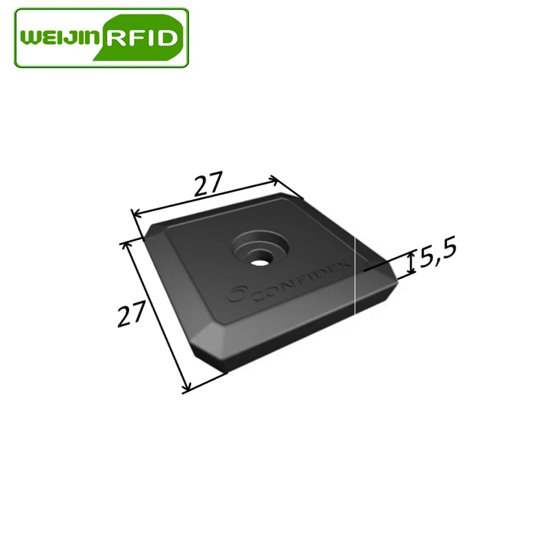 UHF RFID металлическая бирка confidex ironside mirco 915 м 868 м Impinj Monza4QT EPC 5 шт. прочные ABS Смарт пассивные RFID метки