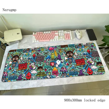 

art mouse pad 90x30cm mousepads Natural Rubber best gaming mousepad gamer Kawaii large personalized mouse pads keyboard pc pad