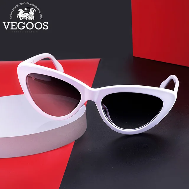 $US $68.56 VEGOOS Cat Eye Sunglasses Polarized Women UV400 Glare Filter Luxury Brand Vintage Triangular Sexy S