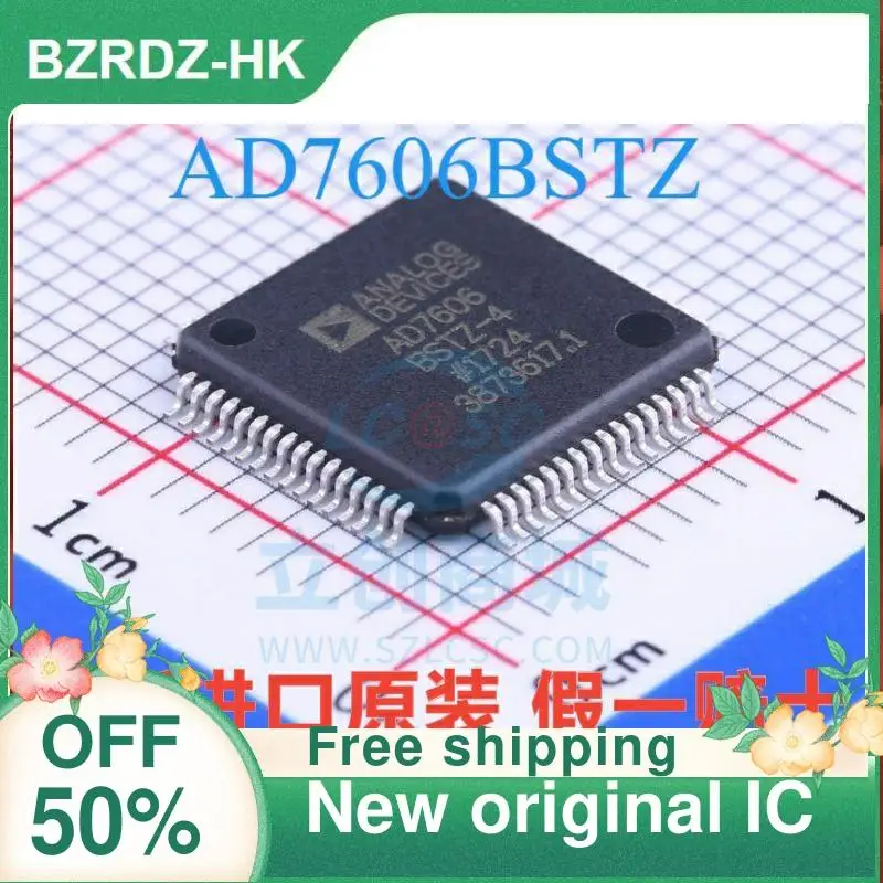 

1PCS/lot AD7606 AD7606BSTZADC LQFP-64 nuevo original