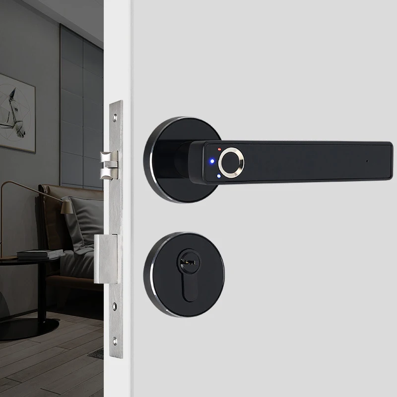 

Home Anti-theft Electronic Fingerprint Door Lock Smart Biometric Unlock USB Port anti-fake fingerprint