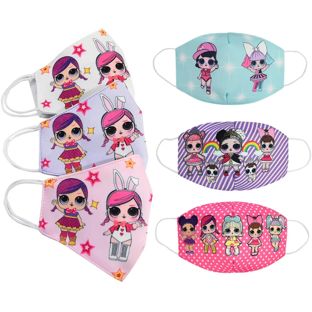

Kids Anti Dust Face Mouth Mask Reusable Breathable Cotton Protective Children Girls Cartoon Cute PM2.5 Anti-Dust Mouth Face Mask