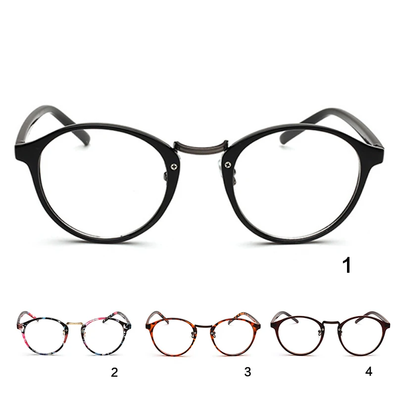 Женские и мужские прозрачные круглые очки, прозрачная оправа, очки для близорукости, очки для глаз, оправа для ботанов, оптические оправы, прозрачные
