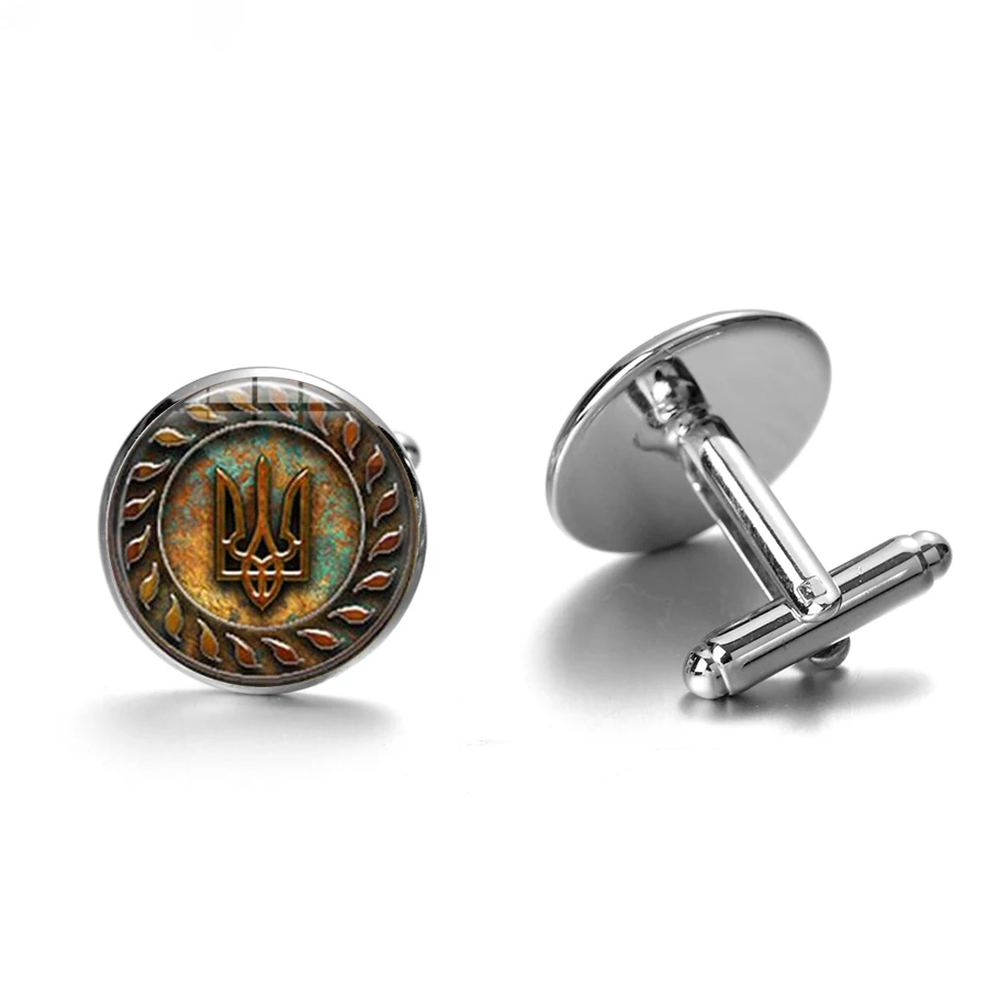  Compass Runes Men's Cufflinks Silver Color Glass Cabochon Shirt  Suit Cuff Links Husband Gift (Metal Color : Style 1) : Clothing, Shoes &  Jewelry