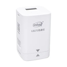 Analisador de cor portátil 8mm ls171 w8ea do medidor da diferença da cor do colorímetro de digitas do aplicativo