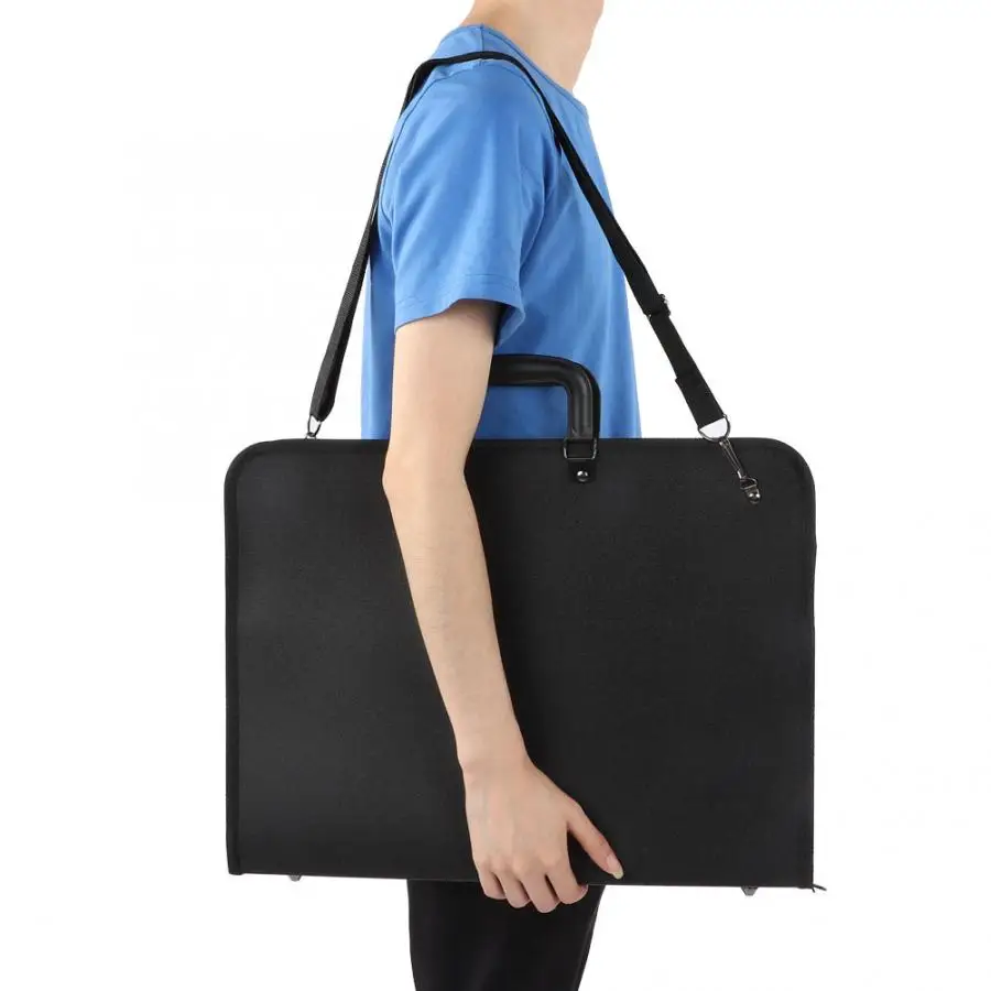 Kids Drawing Bag Waterproof Drawing Board Carry Bag Canvas A3 Drawing Cover Painting Bag 8k Waterproof Drawing Bag Sketchbook Backpacklight Blue Yvan