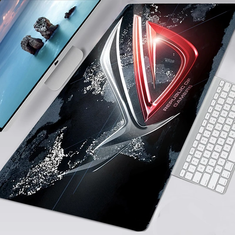 Asus большой коврик для мыши замок края Коврик Для Мыши Компьютерный 90x40 см аниме с
