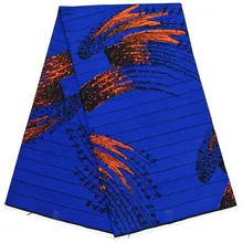 Африканская обертка Голландский Настоящий Воск Анкара восковая печать ткань Чистый хлопок