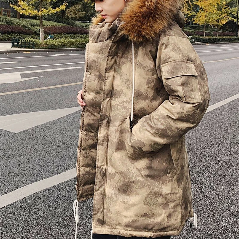 

Parkas De Hombre Invierno Gruesa Keep Warm Fashion Medium-Long Winter Jacket Men Clothes 2019 Manteau Homme Hiver Abrigo Hombre