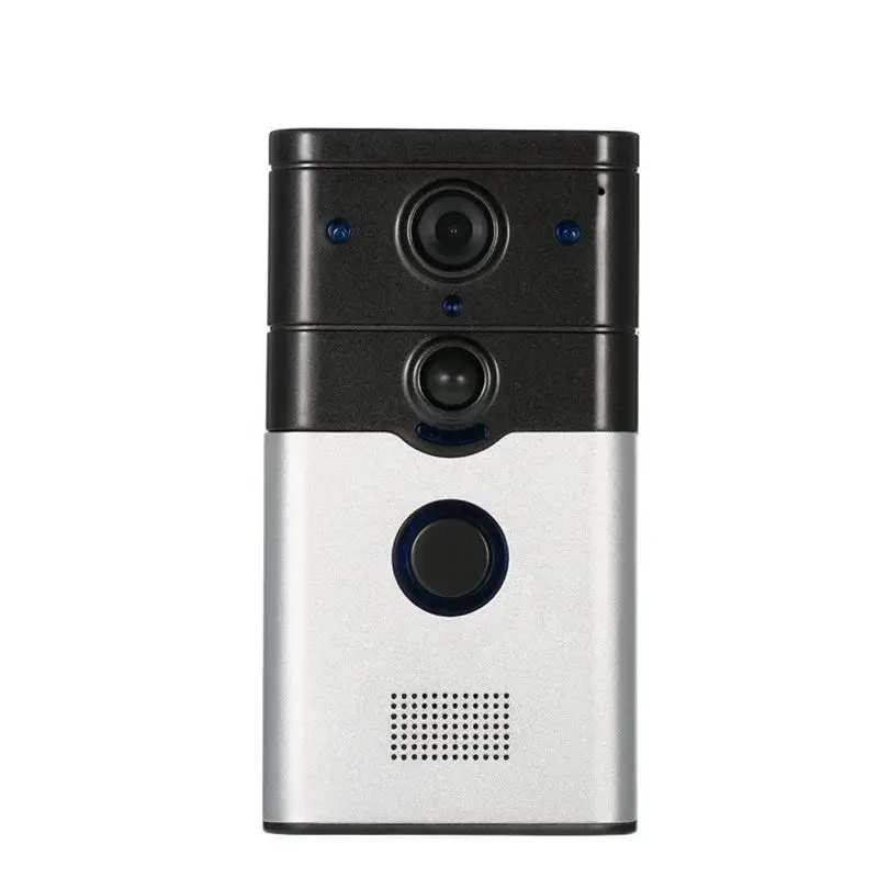 

WIFI Video Doorbell Support Phone View Record + Snapshot Infrared Night View Rainproof PIR + Motion Detection +Tamper Alarm for