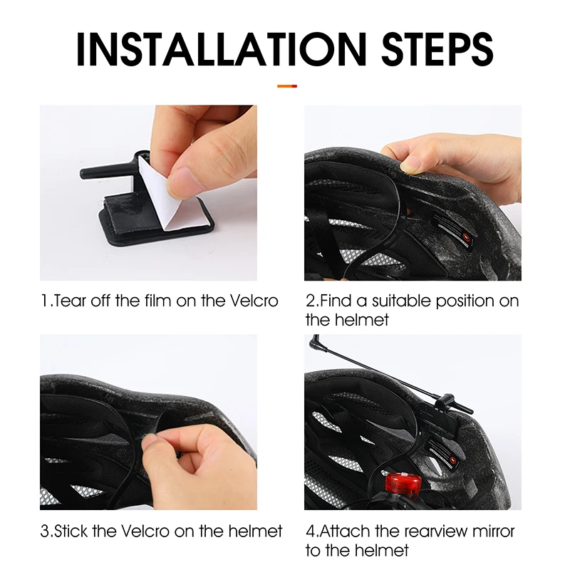 WEST BIKING Bicycle Helmet Mirror Flat 