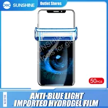 

50pcs sunshine Film SS-057 Flexible hydrogel Film for mobile phones For SS-890C Auto cutter Machine Screen Front Film Protector