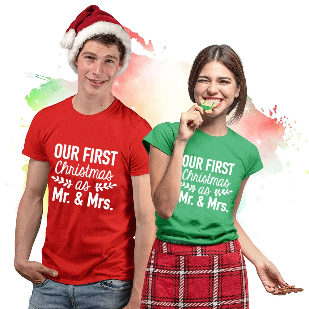 camisas de navidad para parejas