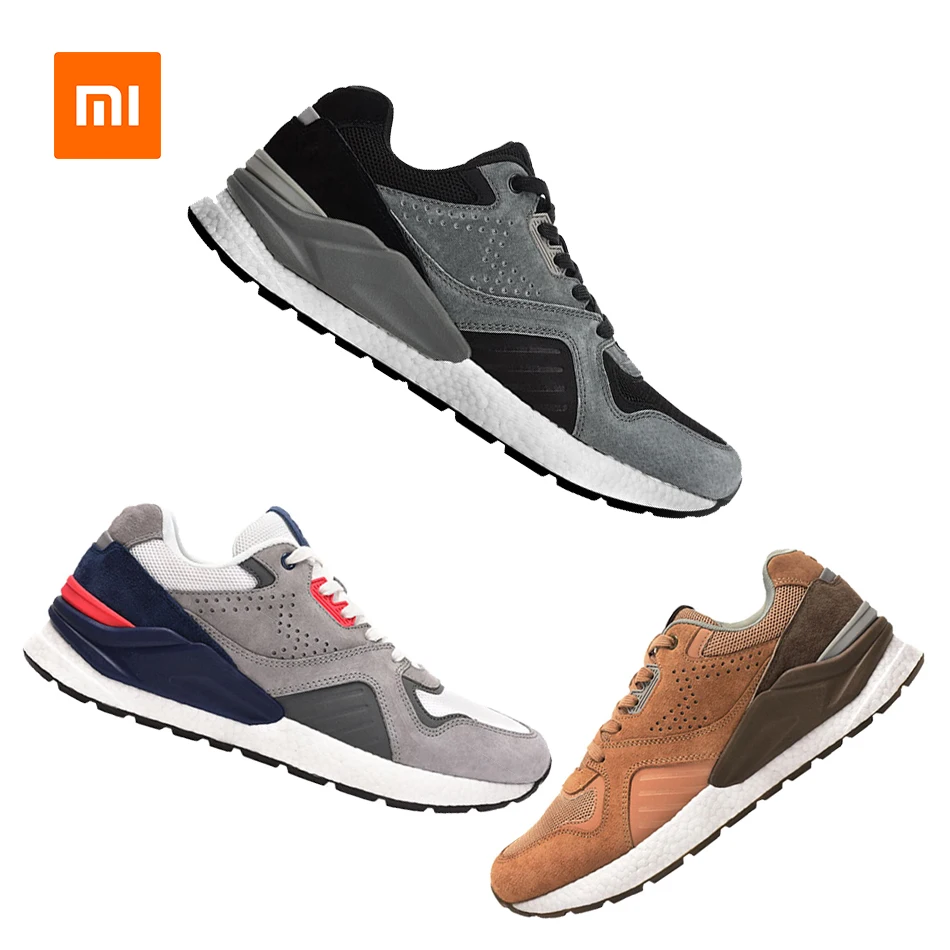 

Xiaomi Mijia Restoring ancient ways Running Shoes sport men black white gray