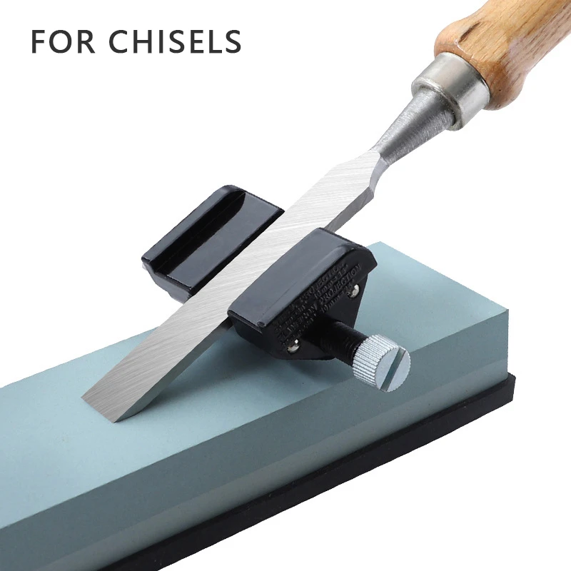 Metal Wood Chisel Honing Guide Jig Fixed Angle Holder For Sharpening