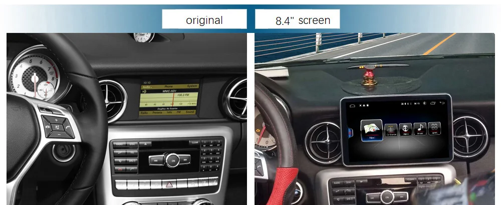 Discount 1920*720 Resolution Android Screen for Mercedes Benz SLK R172, with GPS Navigation Radio Stereo Bluetooth Multimedia system 0