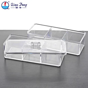 

QFENC Makeup Tools Transparent Crystal Base Cosmetic Box/Jewlery Box/Bathroom Storage Box Sf-1172