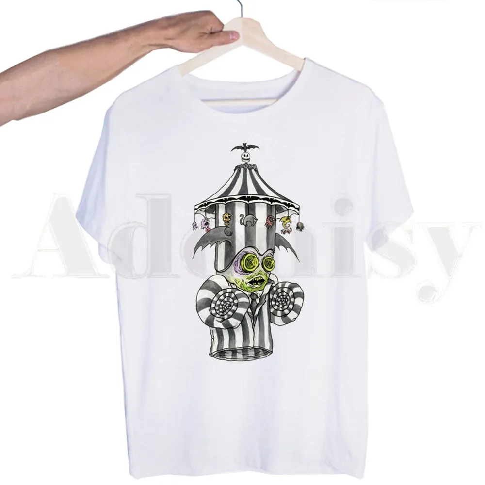 

Beetlejuice Tshirts Men Fashion Summer T-shirts Tshirt Top Tees Streetwear Harajuku Funny