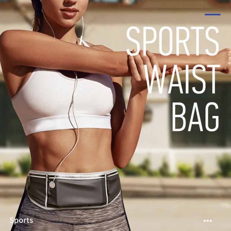 

High Quality Ultra-thin Marathon Chest Bag Waterproof Mobile Phone Running Bag Running Supplies