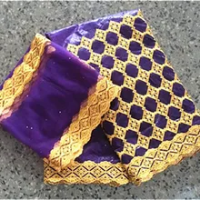 Getzner дизайн в африканском стиле фут ткань Африканская bazin Lace с вышивкой и камнями парча в Гвинейском стиле