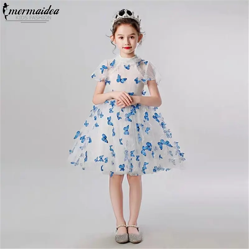 Милое детское бальное платье для дня рождения, свадьбы, вечеринки, выпускного бала, костюмы-пачки для маленьких детей, подарок