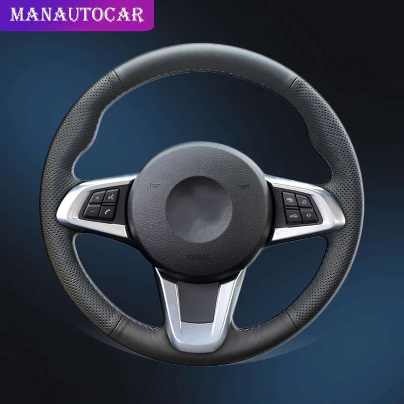 

Авто оплетка на рулевом колесе КРЫШКА ДЛЯ BMW Z4 E89 2009 2010 2011 2012 2013 2014 DIY интерьер автомобиля колеса крышки автомобиля-Стайлинг