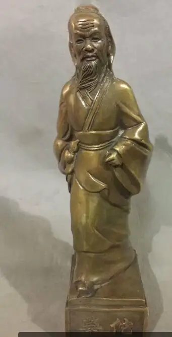 

Chinese bronze sculpture the great medical immortal Hua Tuo sculpture