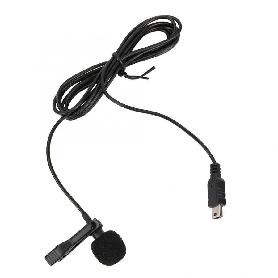 Мини USB стерео внешний микрофон профессиональный микрофон с зажимом для экшн-камеры GoPro Hero 3/3+/4 петличный микрофон для GoPro Hero