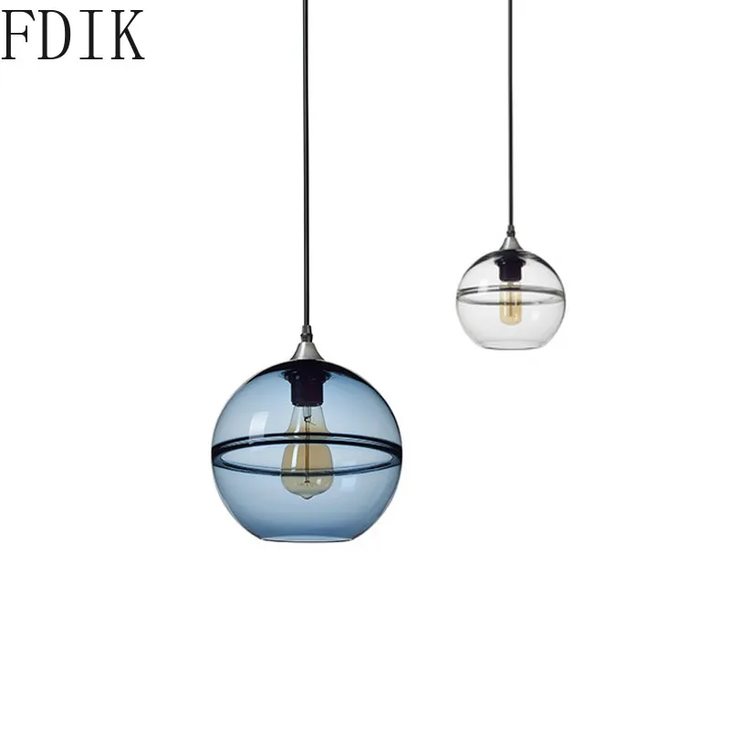 

Modern Glass Ball Pendant Lights for Home Living/dining Room Kitchen Loft Decor Hanging Lamps Led Hang Lamp Luminaire Suspension