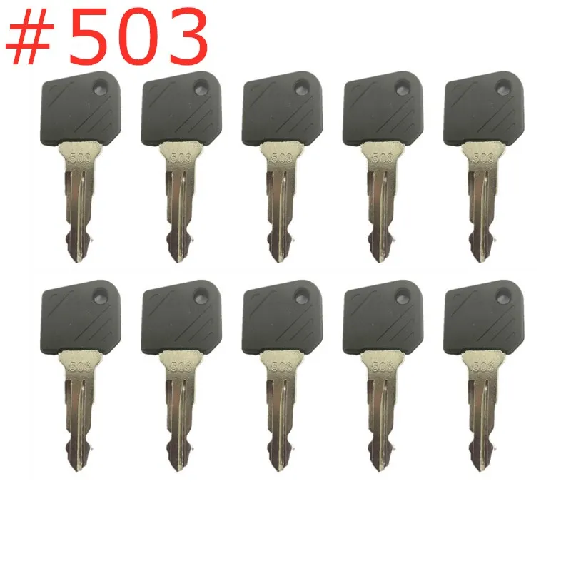 10pc key #503 For linde Forklift 10pc ignition key 802 forklift ant linde e16 l12 key