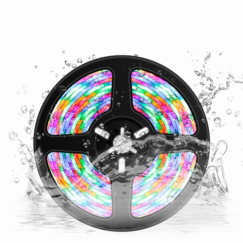 RGB светильник Лента светодиодная водонепроницаемая 3/4 м 5 В|Светодиодные ленты| |