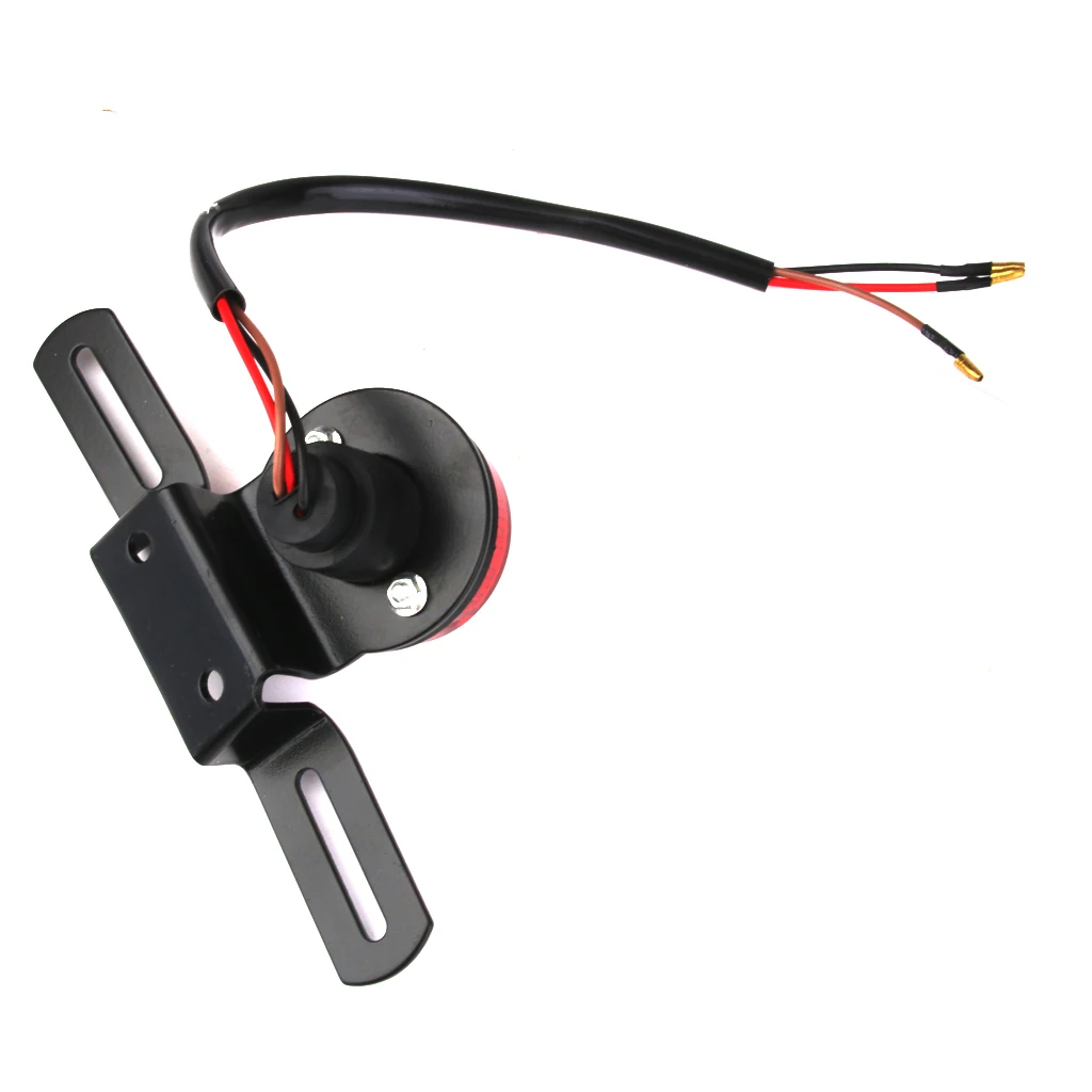  Motorcycle Motor Brake Tail Rear Light Plate Holder For  Most Motorcycle Street Biker Cruiser/Chopper Dirt Bike ATV DC 12V  