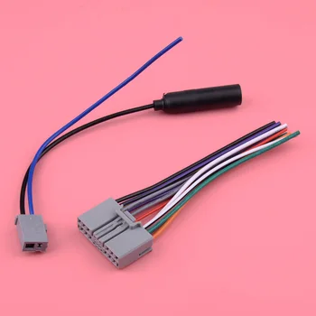 

Car Plastic Radio Stereo Plug Wire Harness Cable Antenna Adapter Kit Fit for Acura MDX Honda Civic CRV Odyssey Jazz Fit