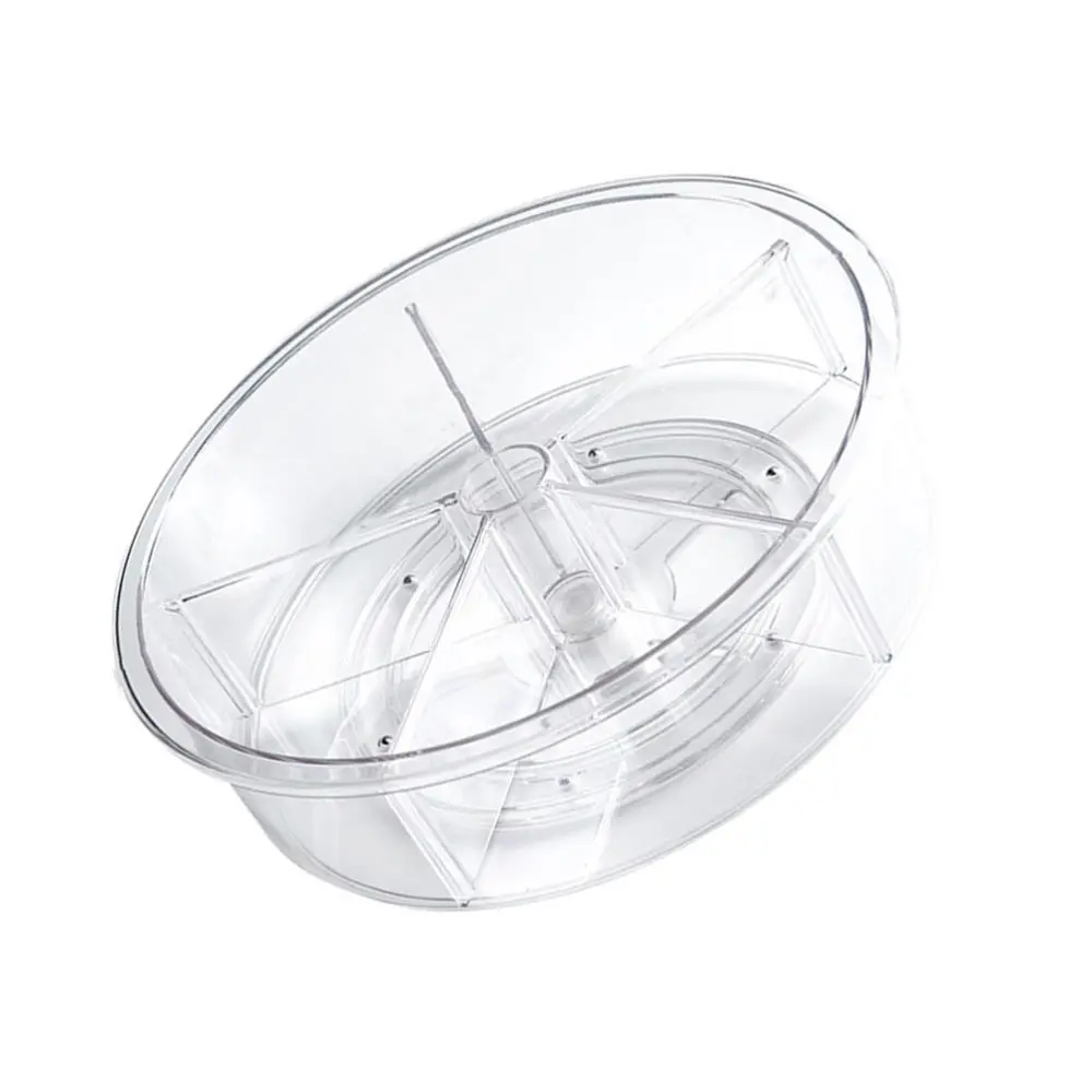 

1Pc Kitchen Fridge Swivel Tray Storage Case Storage Plate for Home Kitchen