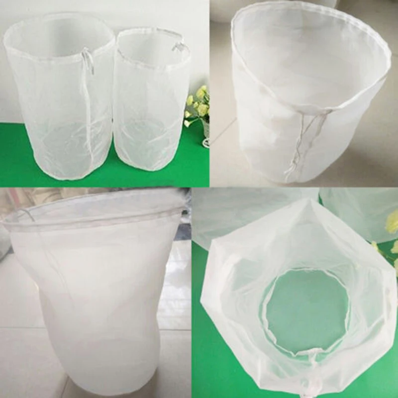 Reusable 100/160/200 Nylon Straining Bag Mesh Filter Bag For DIY Cooking 3 Sizes Reusable 100/160/200 Nylon Straining Bag Mesh Filter Bag For DIY Cooking 3 Sizes