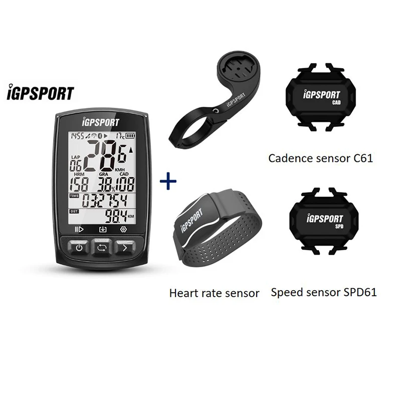 I GPS порт ANT + велосипедный компьютер IGS50E Bluetooth Спидометр беспроводной