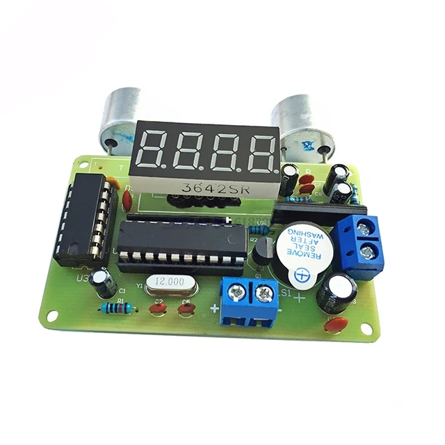 

A7-- DIY Kit Ultrasonic Range Finder Distance Measuring Transducer Sensor Electronic Components Suite