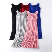 Vêtements de nuit sexy pour femmes, nouvelle collection d'été, chemise de nuit en coton modal, M-4XL 1