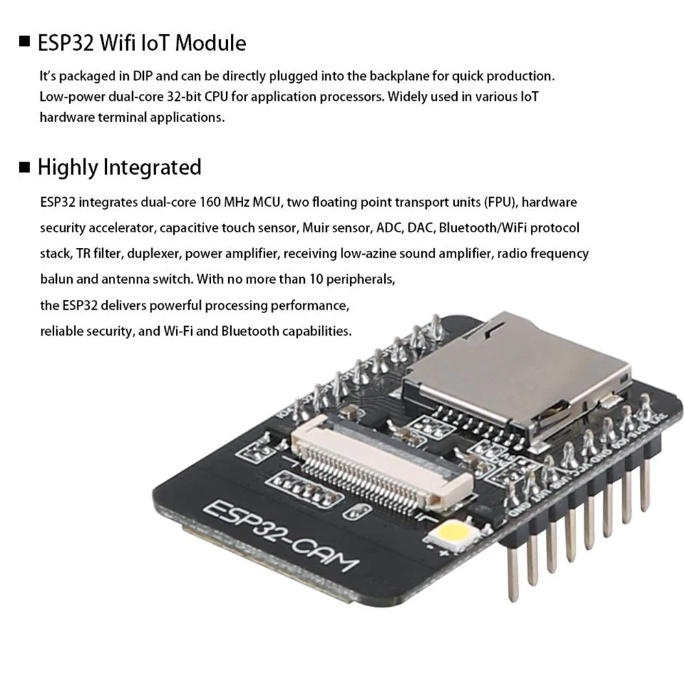 ESP32 CAM WIFI + Bluetooth макетная плата w/ OV2640 модуль камеры|Модули камеры для мобильных