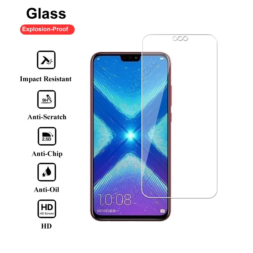 Закаленное стекло для Huawei Honor 20 Pro Play 10 Lite 10i 9X 9A 9C 9 8X 8A 8C защитное стекло|Защитные
