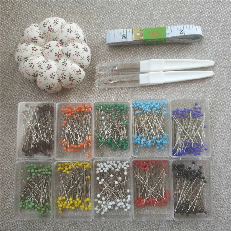 Amazon Горячая стеклянная игла Pincushion набор для лоскутного шитья DIY ручной работы комплект инструментов Прямая с фабрики
